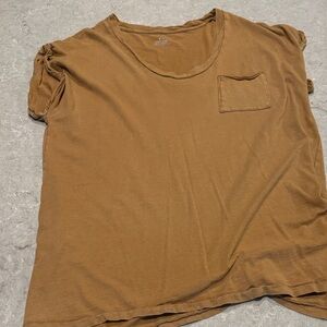 Aerie Tan Short Sleeve Tee